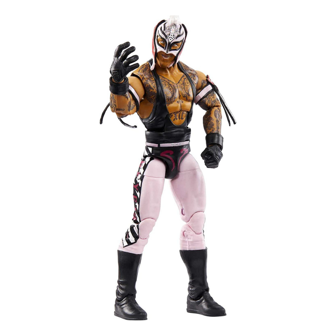 WWE MATTEL Rey Mysterio Top Picks Elite Collection Action Figure with Entrance Shirt, 6-inch Posable Collectible Gift for WWE MATTEL Fans Ages 8 Years Old & Up, Multicolor - Action & Toy Figures Heretoserveyou