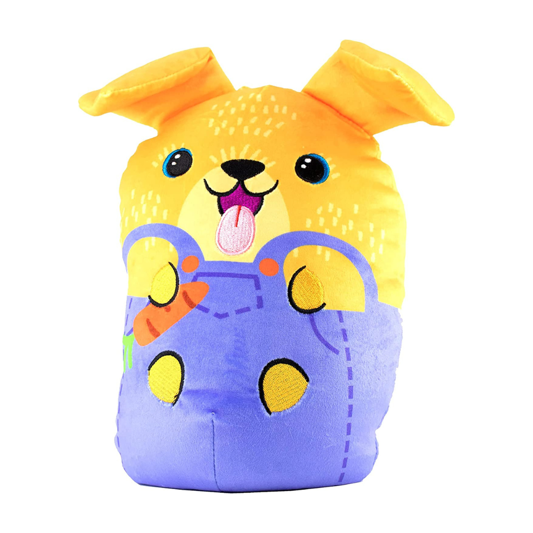 Dogs vs Squirls - Chachee - Jumbo - 8" Super-Soft & Bean-Filled Plushies! Collect These as Desk Pets, Fidget Toys, or Sensory Toys