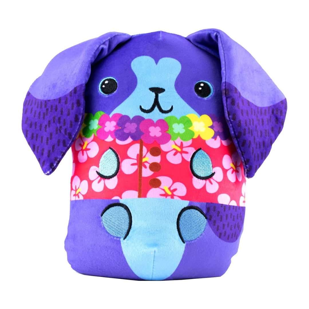 Dogs vs Squirls - Chachee - Jumbo - 8" Super-Soft & Bean-Filled Plushies! Collect These as Desk Pets, Fidget Toys, or Sensory Toys