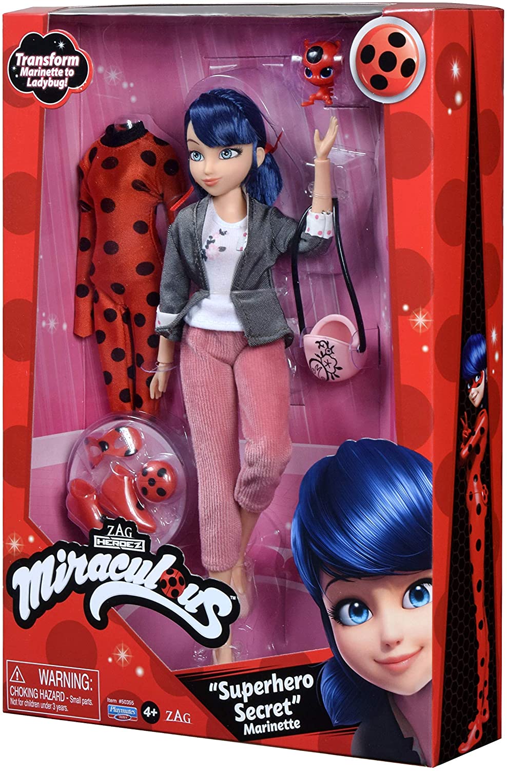 Miraculous Ladybug Superhero Secret Mariette Fashion Doll with 2 Outfits - Dolls, Playsets & Toy Figures Heretoserveyou