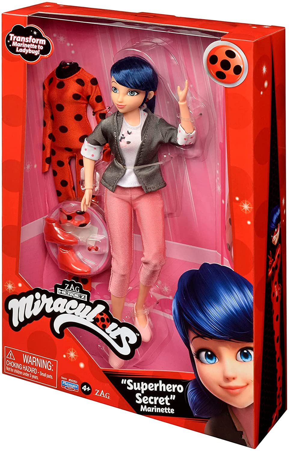 Miraculous Ladybug Superhero Secret Mariette Fashion Doll with 2 Outfits - Dolls, Playsets & Toy Figures Heretoserveyou