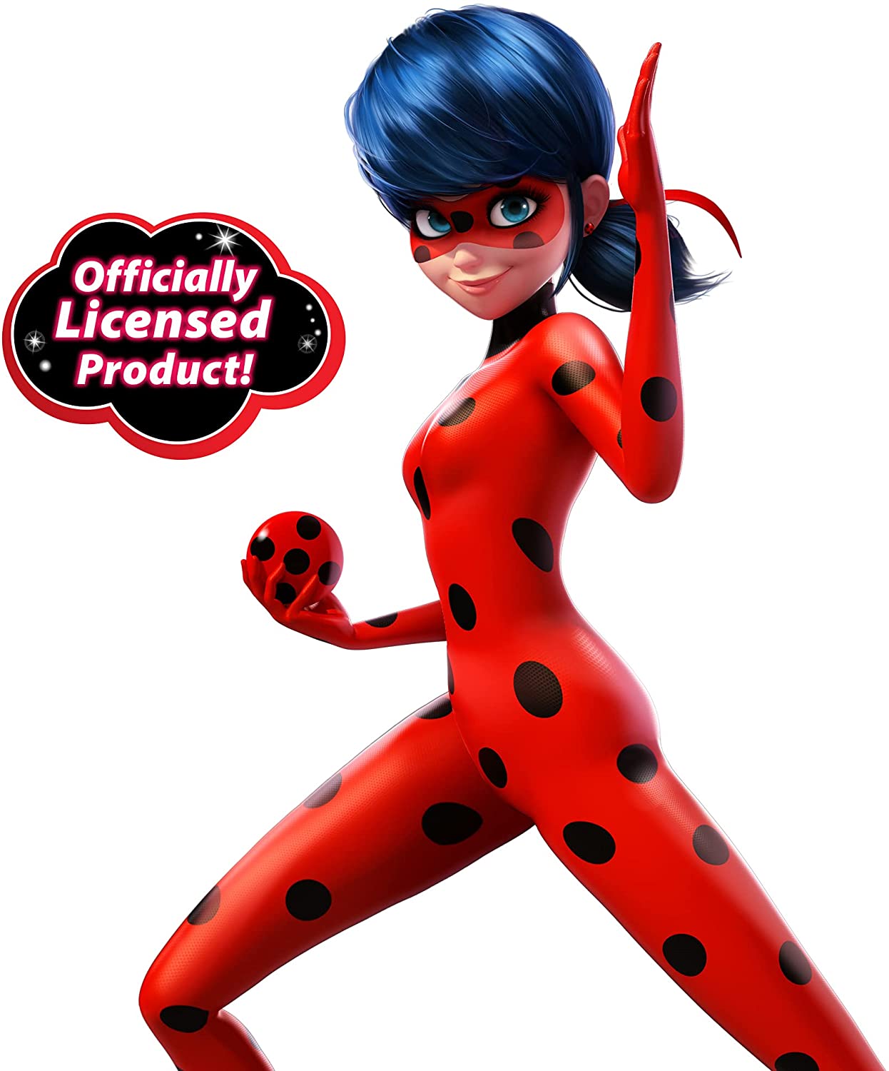 Miraculous Ladybug Dress Up Set with Yoyo, Color Change Akuma, kwami, mask and Earrings by Playmates Toys - Toy Playsets Heretoserveyou