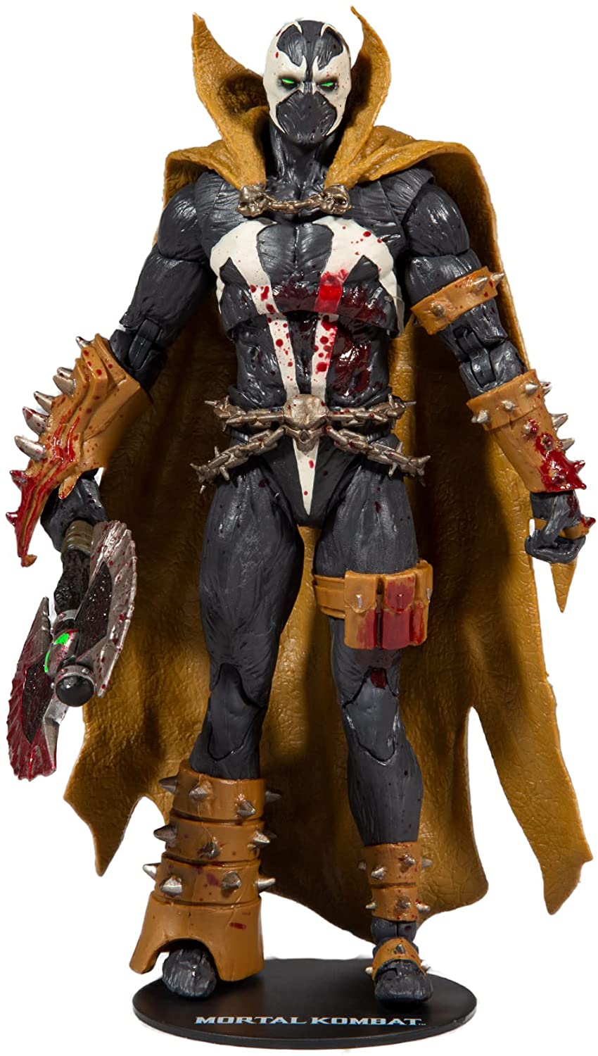 Mortal Kombat Spawn Bloody Classic 7" Action Figure with Accessories - Action & Toy Figures Heretoserveyou