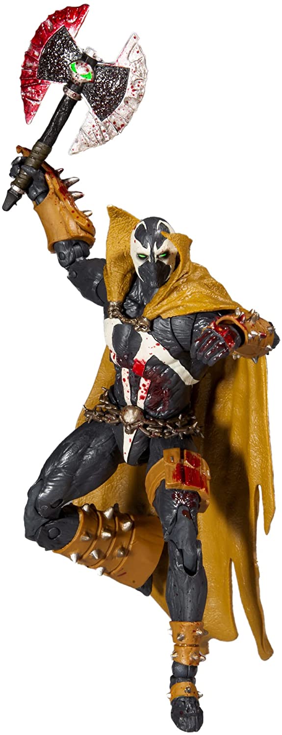 Mortal Kombat Spawn Bloody Classic 7" Action Figure with Accessories - Action & Toy Figures Heretoserveyou