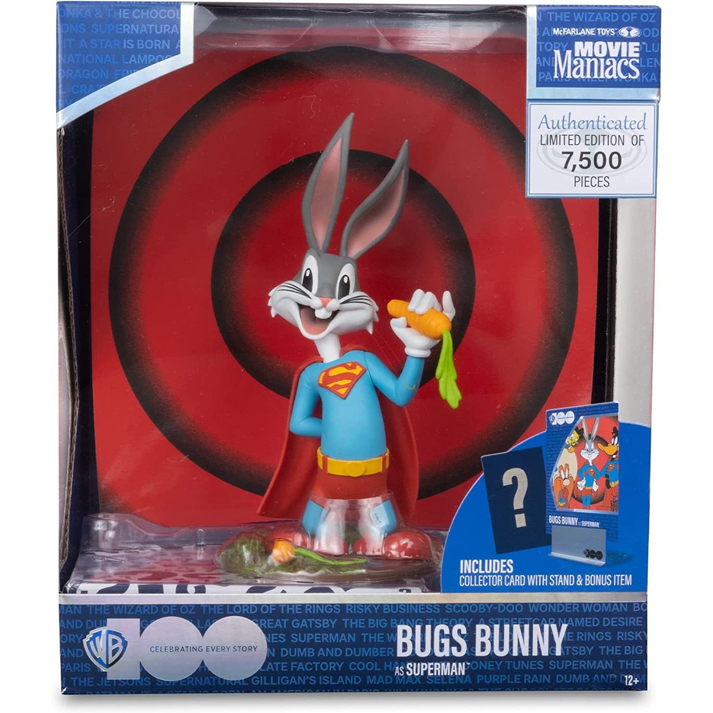 Movie Maniacs WB 100: Bugs Bunny as Superman 6-Inch Scale Posed Figure