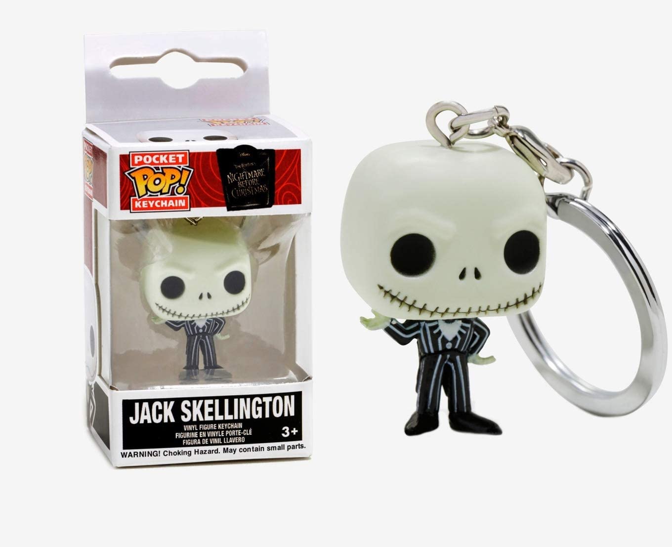 Funko Pop! The Nightmare Before Christmas Jack Skellington Pop! Vinyl Figure Key Chain - Funko pop Heretoserveyou