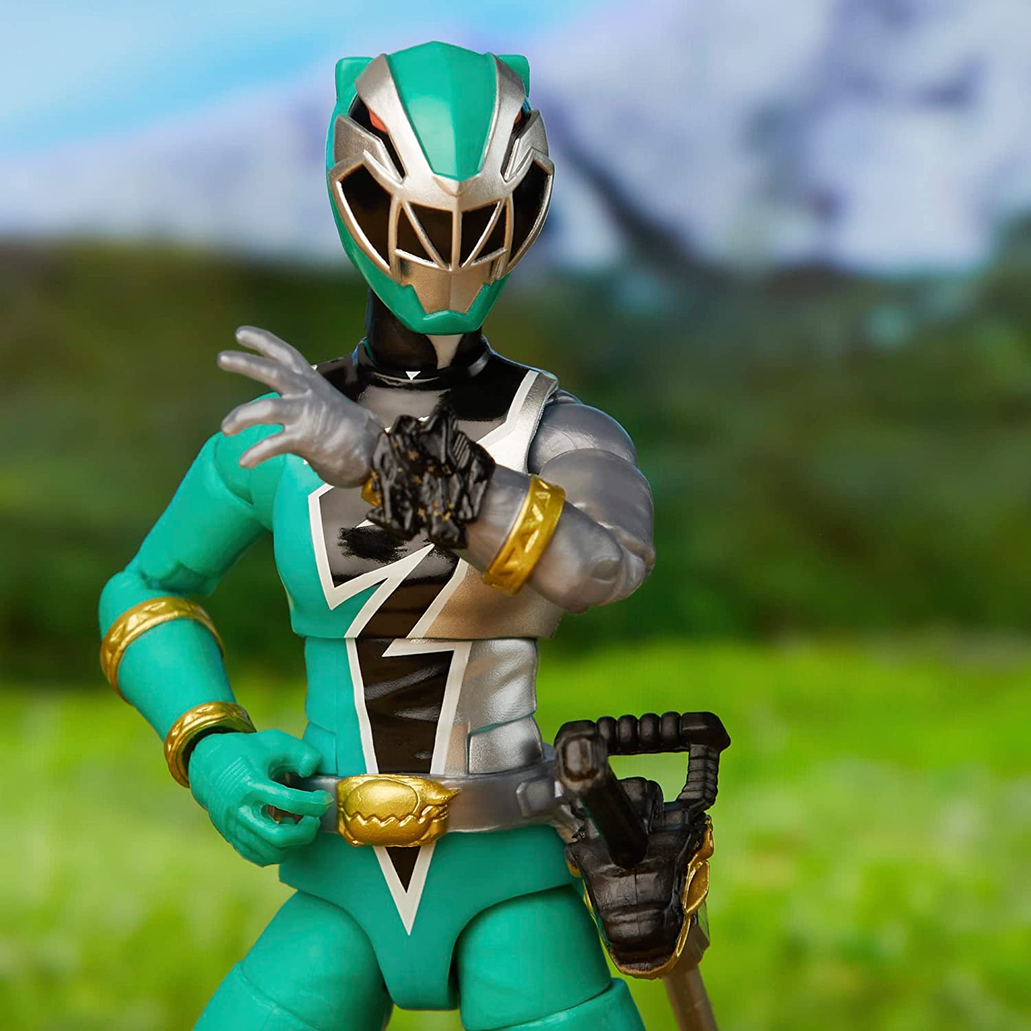 Power Rangers Lightning Collection Dino Fury Green Ranger 6-inch Scale Action Figure