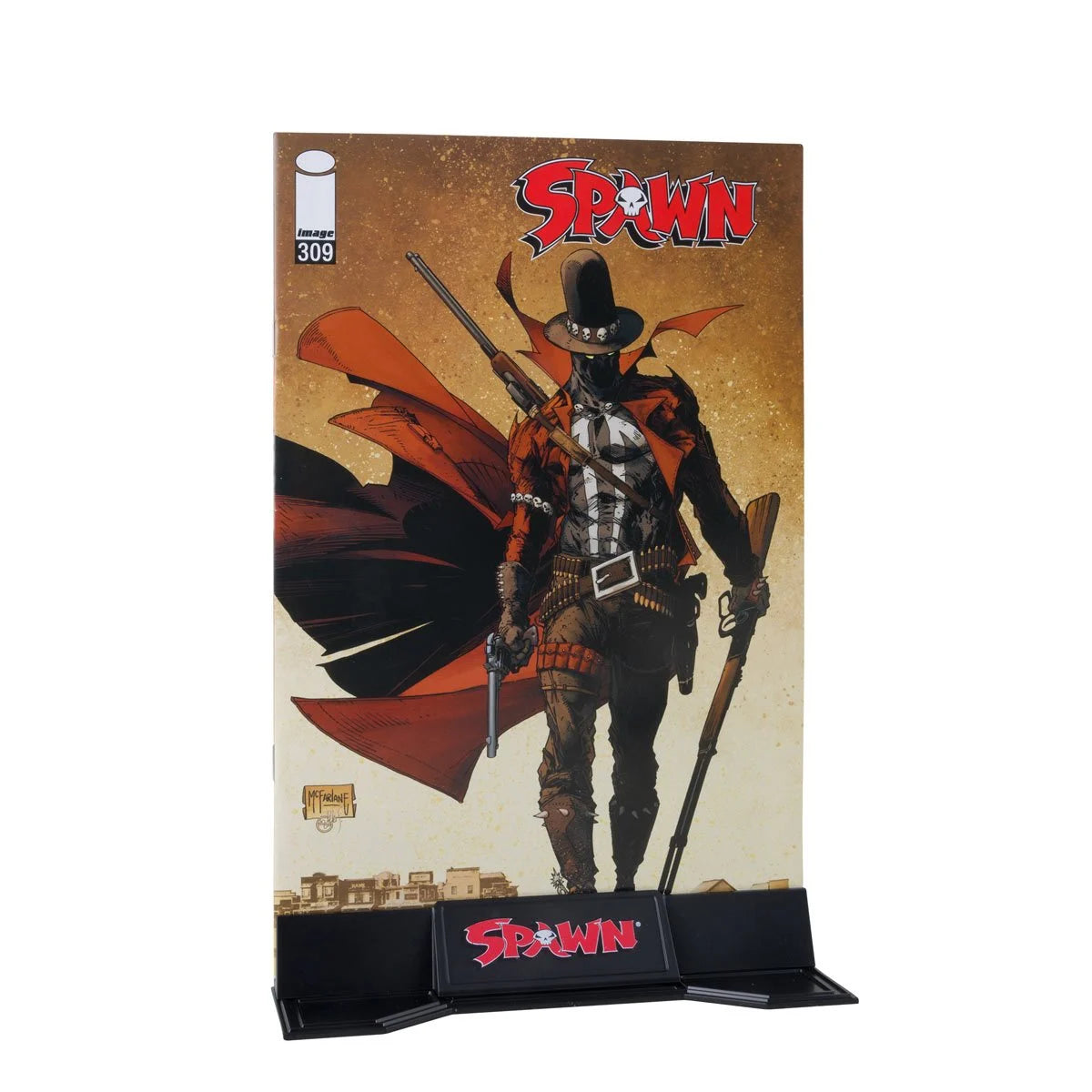 Spawn Page Punchers - WV1 - Gunslinger and Auger Action Figure (Spawn #309) - 3IN Figure with Comic 2PK