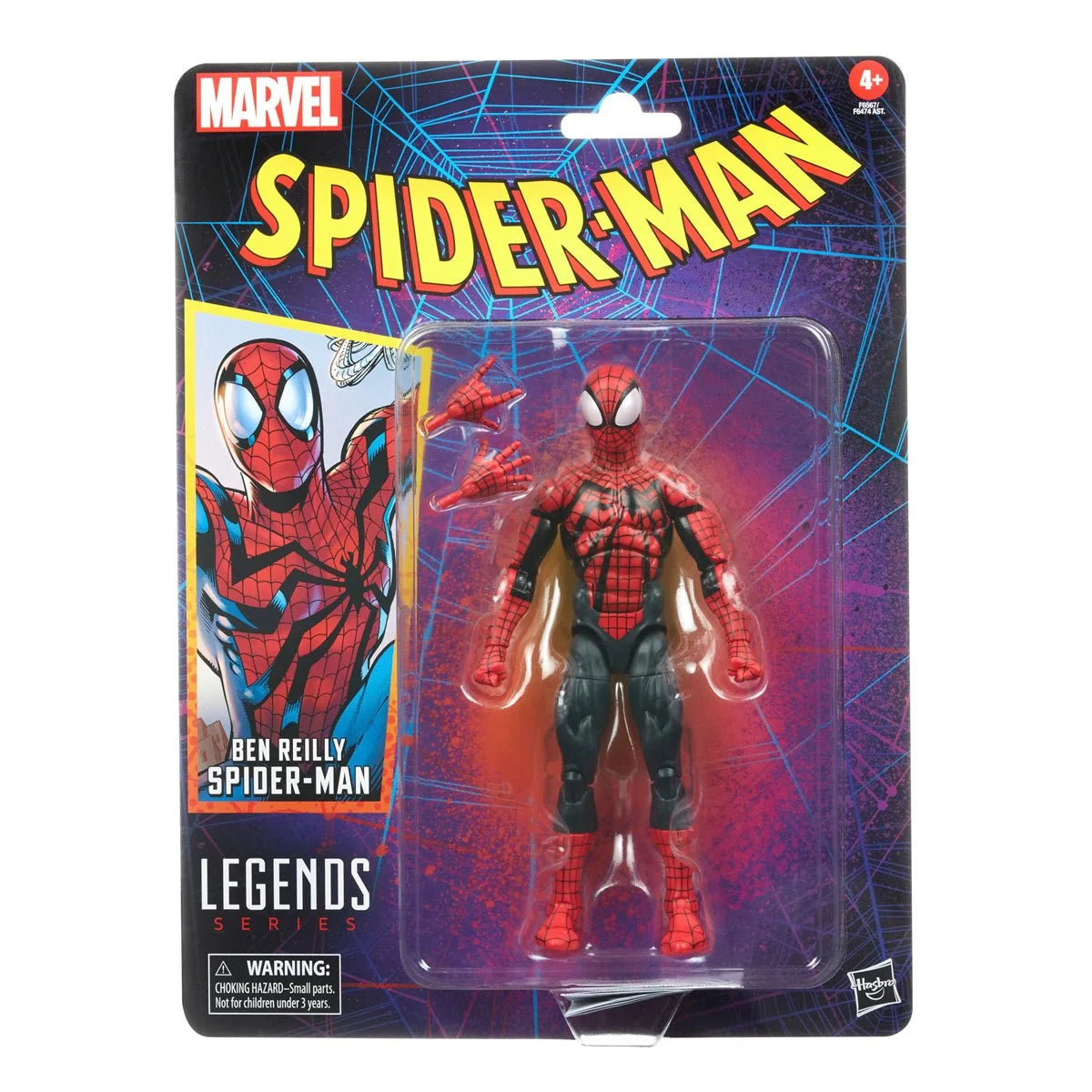 Marvel Legends Spider-Man - Ben Reilly Spider-Man Action Figure Toy