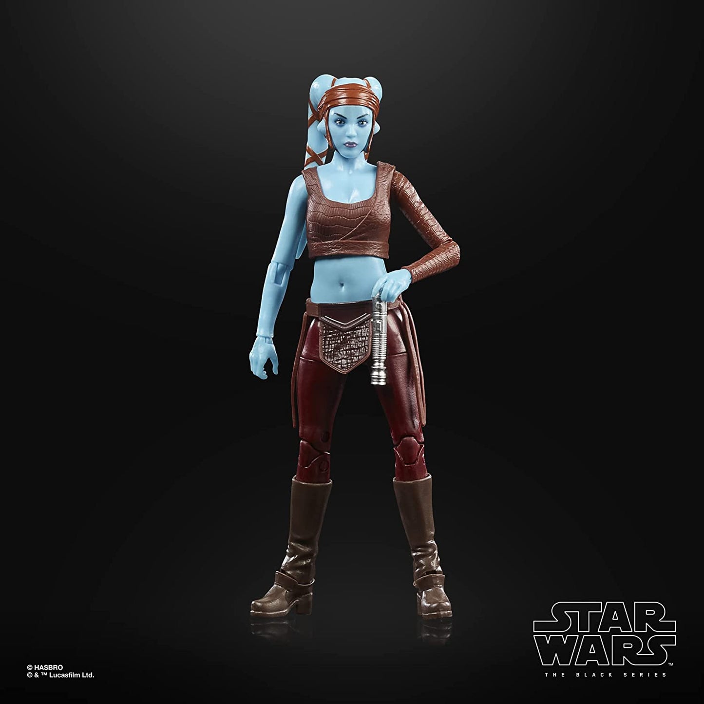 Star Wars The Black Series Aayla Secura Toy 6-Inch Action Figure