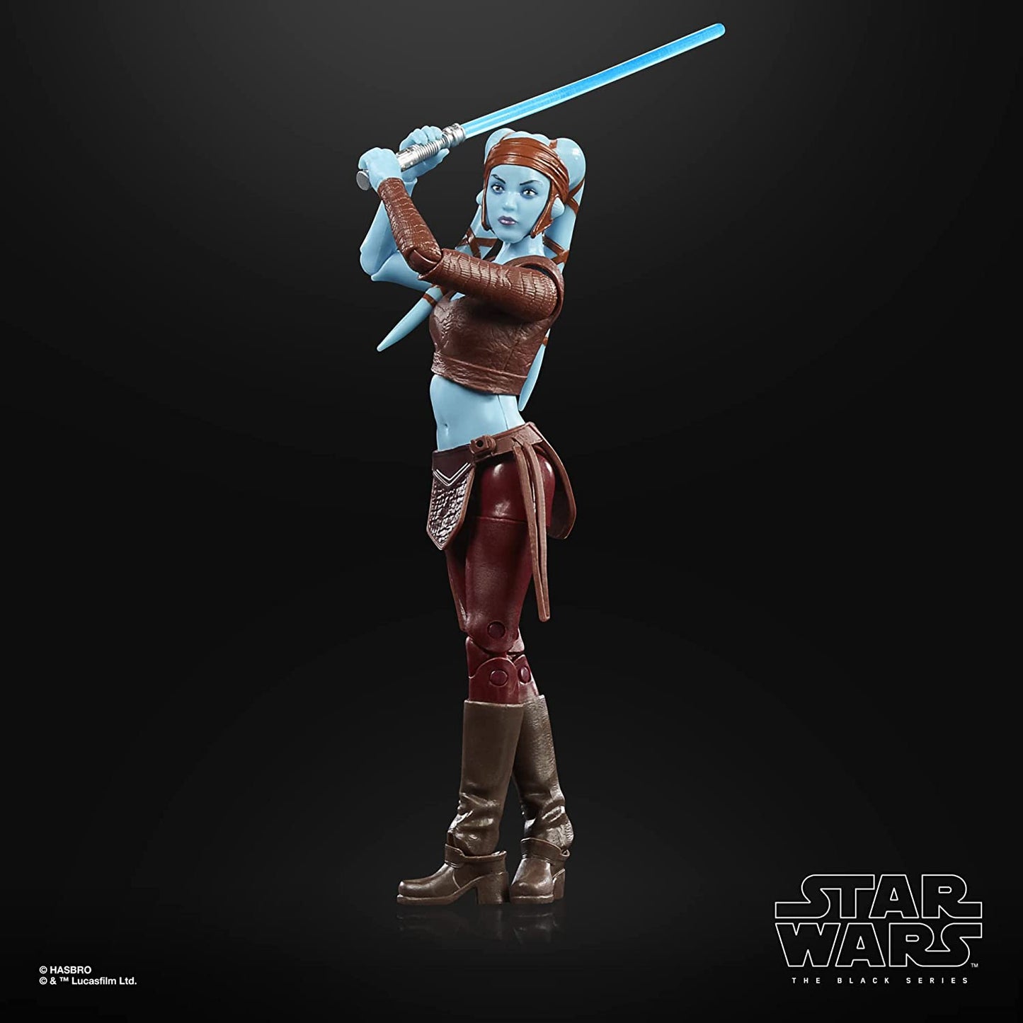 Star Wars The Black Series Aayla Secura Toy 6-Inch Action Figure