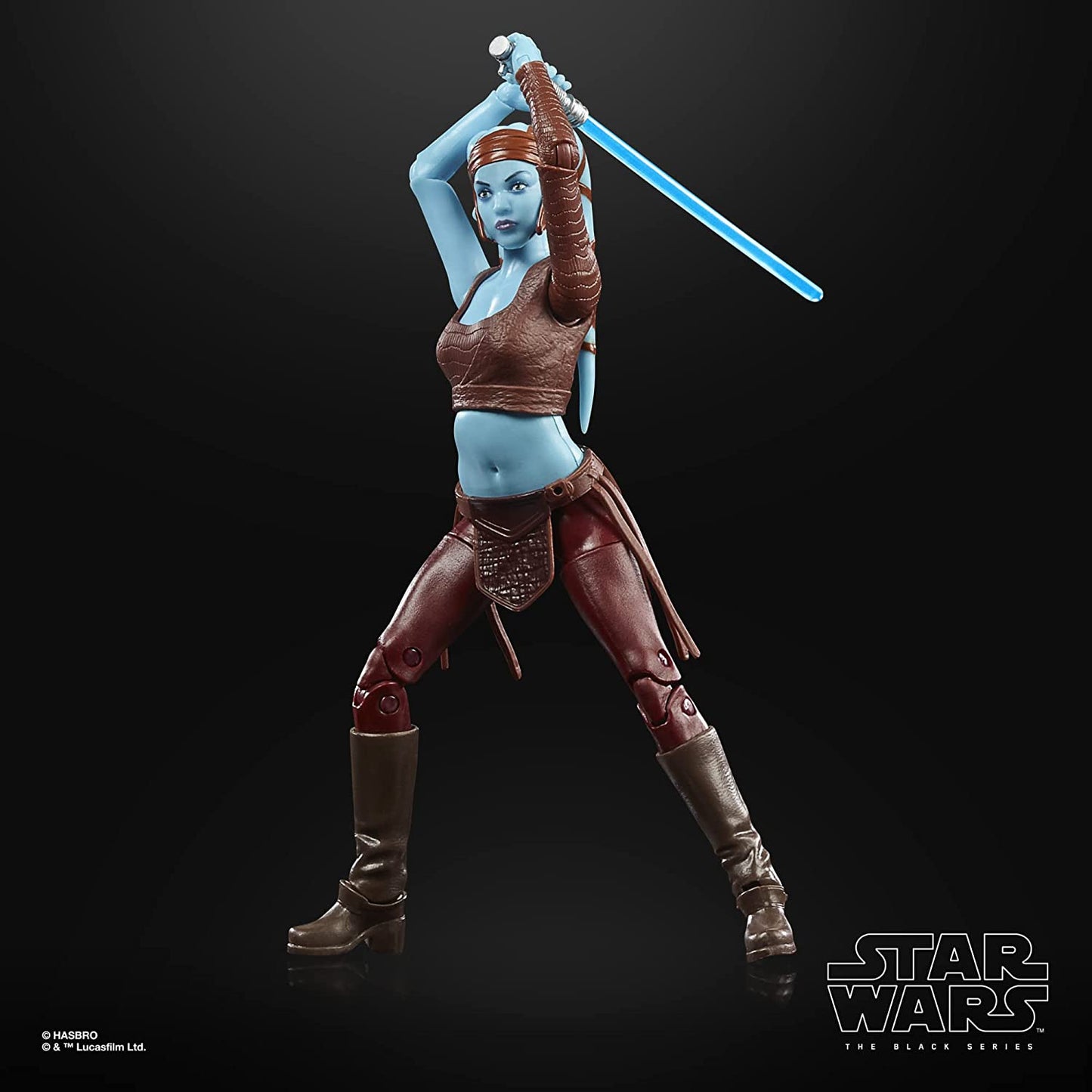 Star Wars The Black Series Aayla Secura Toy 6-Inch Action Figure