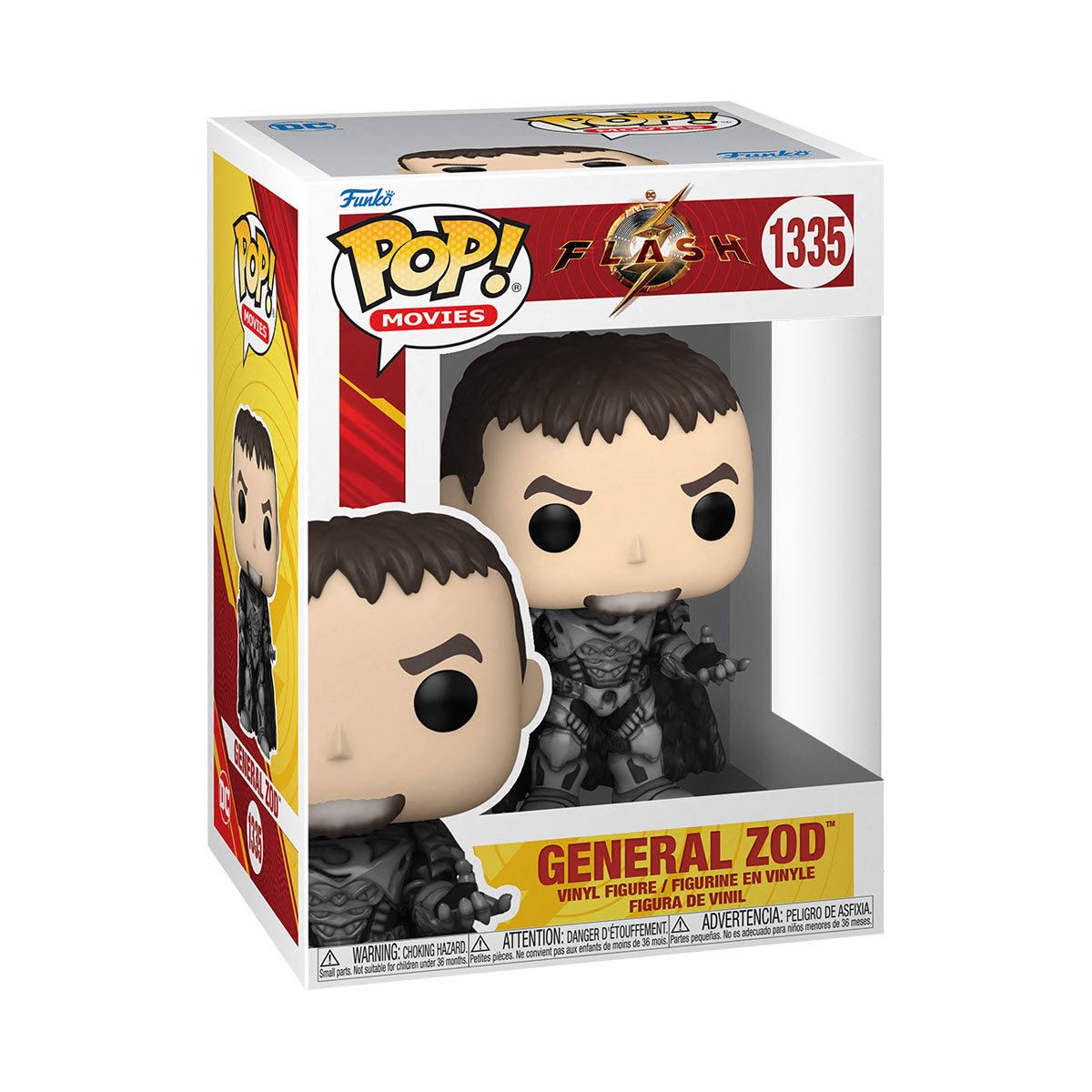 The flash movie General Zod pop in a box