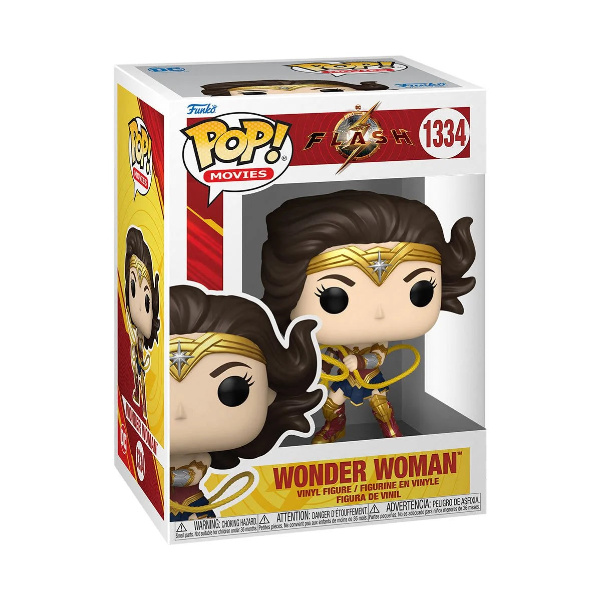 The flash movie Wonder woman pop in a box