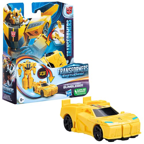 Transformers Earthspark 1 Step Flip Bumblebee Action Figure Toy