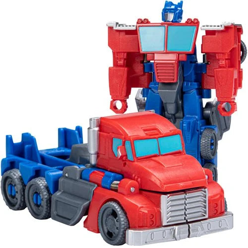 Transformers Earthspark 1 Step Flip Optimus Prime Action Figure Toy