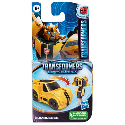 Transformers Earthspark Tacticon Bumblebee Action Figure Toy Front view