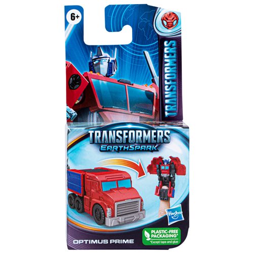 Transformers Earthspark Tacticon Optimus Prime Action figure Toy Front view