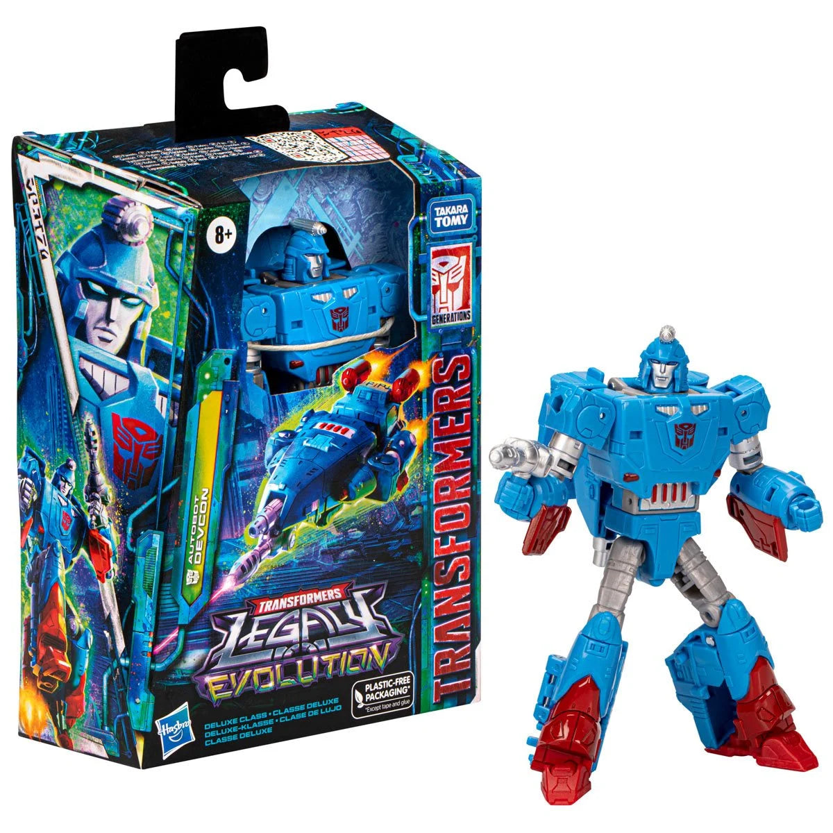 Transformers Generations Legacy Evolution Deluxe Devcon Action Figure Toy - Heretoserveyou