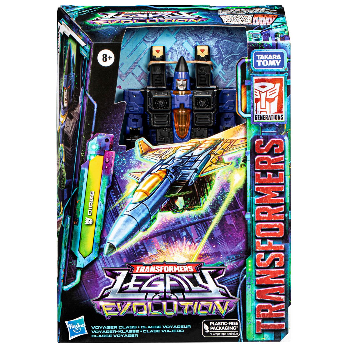 Transformers Generations Legacy Evolution Voyager Dirge Action Figure Toy - Heretoserveyou