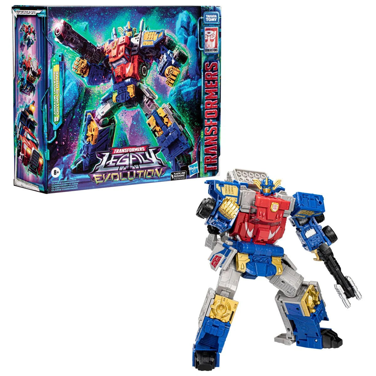 Transformers Legacy Evolution Commander Armada Universe Optimus Prime Action Figure Toy - Heretoserveyou