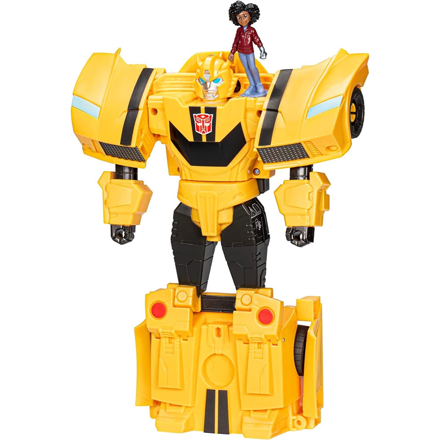 Transformers EarthSpark Spin Changer Bumblebee and Mo Malto Action Figure 