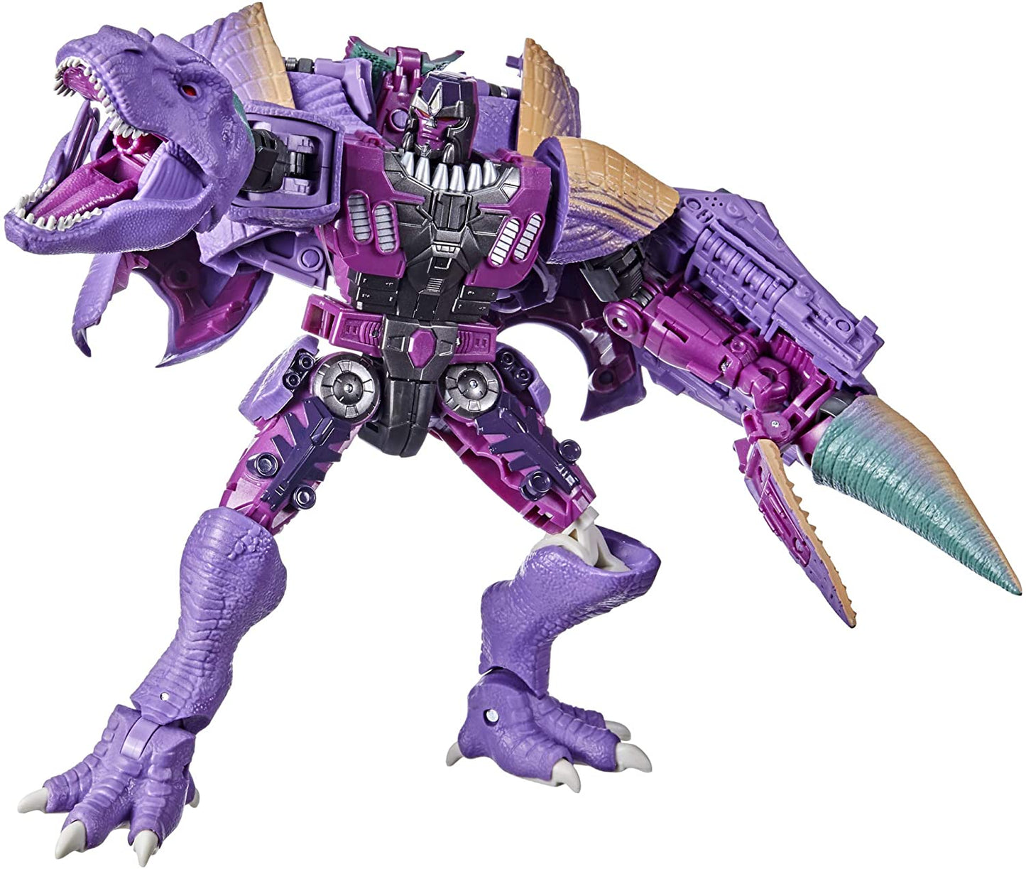 Transformers Toys Generations War for Cybertron: Kingdom Leader WFC-K10 Megatron (Beast) Action Figure - 8 and Up, 7.5-inch - Transformer action figure Heretoserveyou