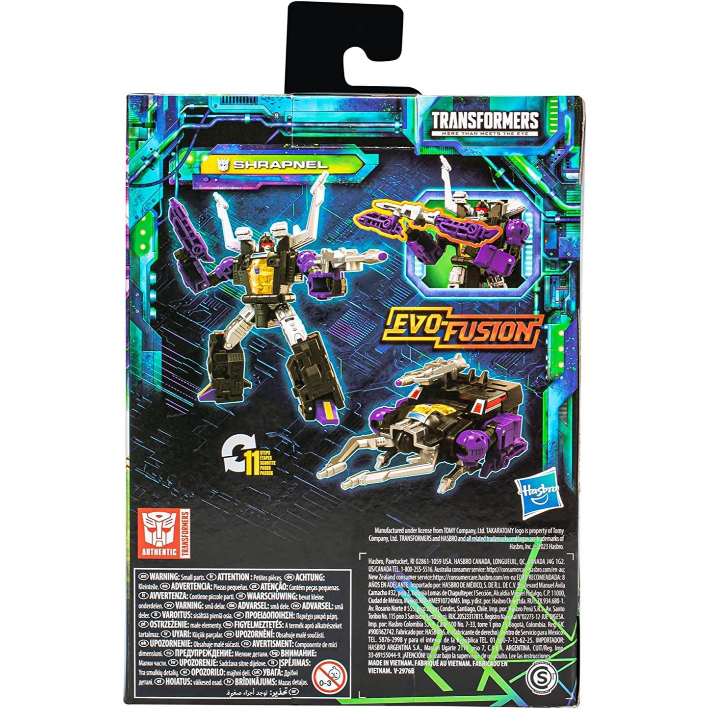Transformers Generations Legacy Evolution Deluxe Shrapnel Action Figure Toy