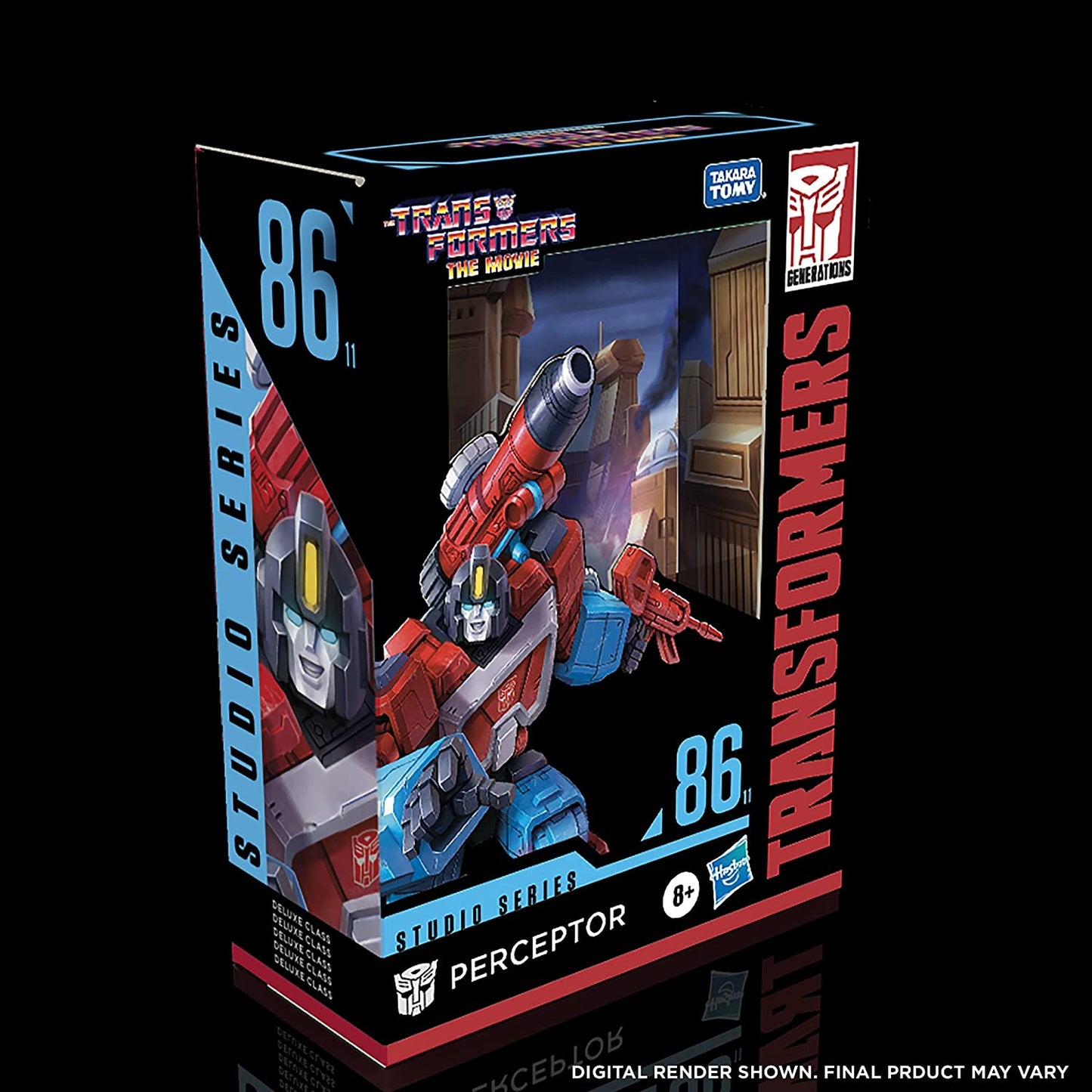 Hasbro Transformers Toys Studio Series 86-11 Deluxe Class The Movie Perceptor Action Figure - Ages 8 and Up, 4.5-inch - Action & Toy Figures Heretoserveyou