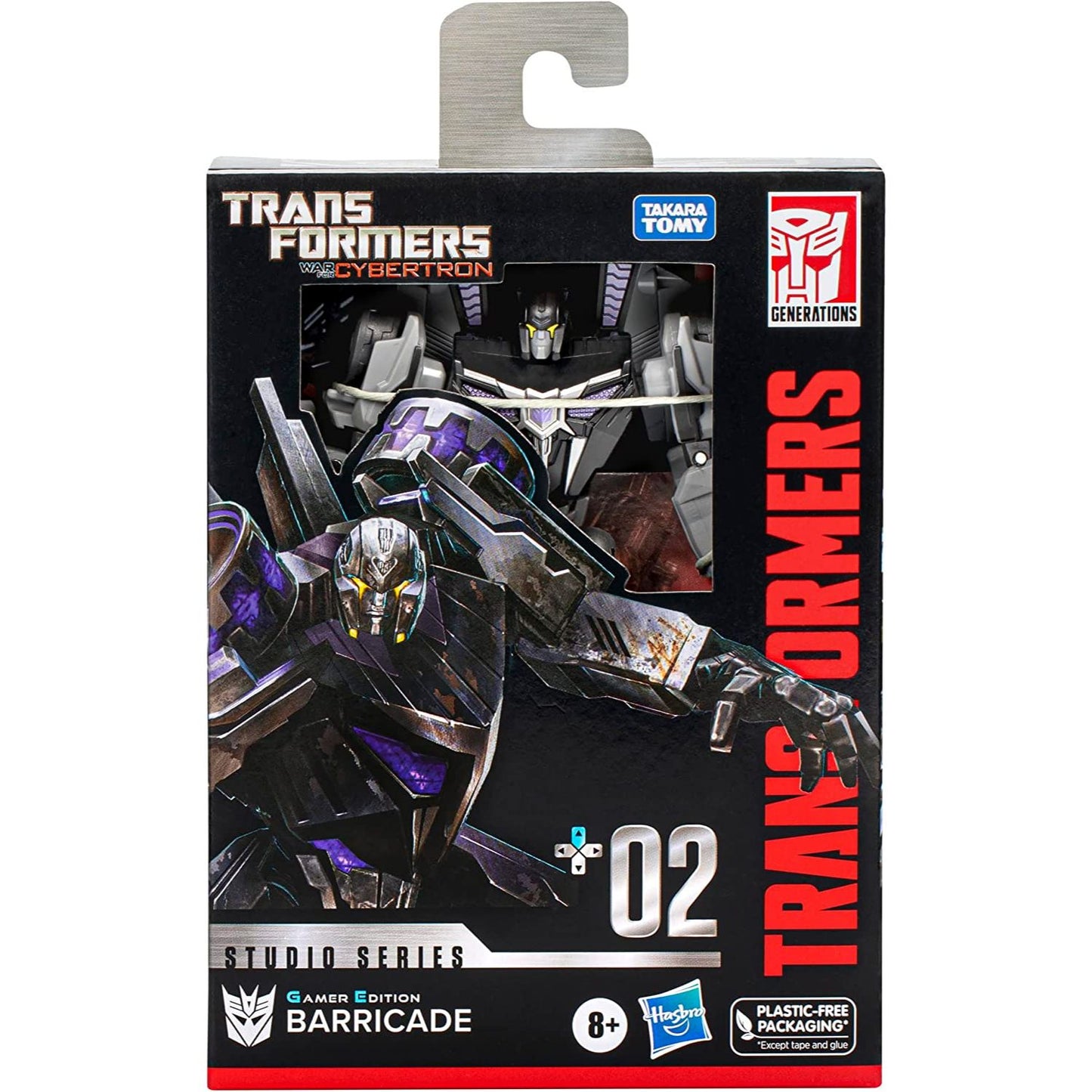 Transformers Toys Studio Series Deluxe Class 02 Gamer Edition War For Cybertron Barricade