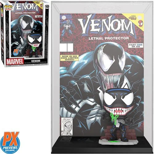 Funko Pop! Marvel Venom Pop! Lethal Protector Comic Cover Vinyl Figure - Previews Exclusive - Action & Toy Figures Heretoserveyou