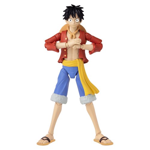 Bandai One Piece Anime Heroes Monkey D. Luffy Action Figure - Action & Toy Figures Heretoserveyou