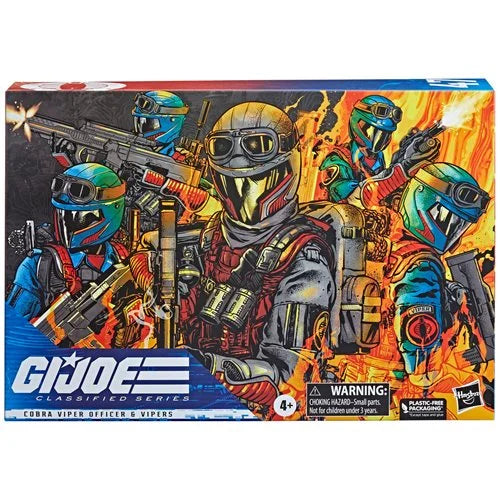 *Pre-Order* G.I. Joe Classified Series Vipers and Officer Troop Builder Pack 6-Inch Action Figures - Action & Toy Figures Heretoserveyou