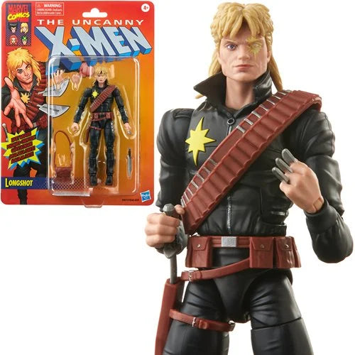 X-Men Marvel Legends Retro Longshot 6-Inch Action Figure Toy