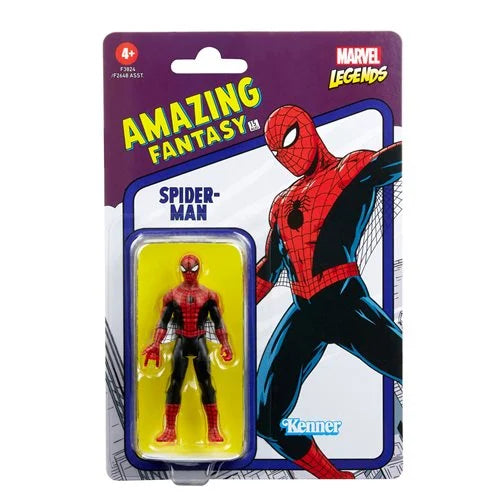Marvel Legends Retro Collection Amazing Fantasy Spider-Man Action Figure - Action & Toy Figures Heretoserveyou