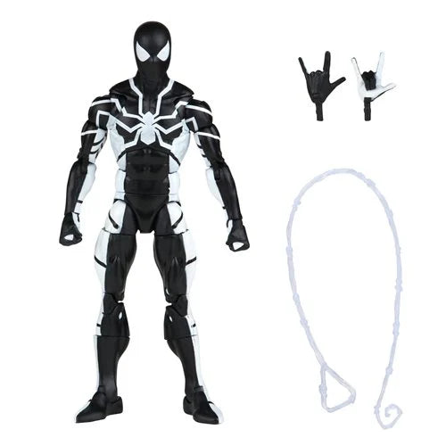 Marvel Legends Series Spider-Man 6-inch Future Foundation Spider-Man (Stealth Suit) Action Figure Toy, Includes 4 Accessories - Action & Toy Figures Heretoserveyou