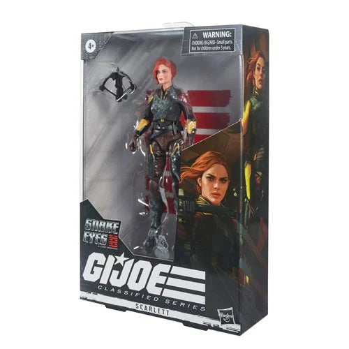 G.I. Joe Classified Series Snake Eyes: G.I. Joe Origins Scarlett Action Figure Collectible 20 Premium Toy, 6-Inch Scale, Custom Package Art - Action & Toy Figures Heretoserveyou