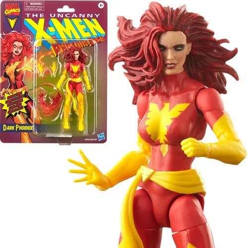 X-Men Marvel Legends Retro Dark Phoenix 6-Inch Action Figure Toy