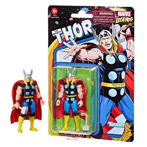 Marvel Legends Retro 375 Collection Thor 3.75 Inch Action Figure - Action & Toy Figures Heretoserveyou