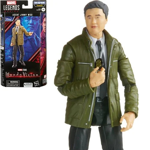Marvel Legends WandaVision Agent Jimmy Woo 6-Inch Action Figure - Action & Toy Figures Heretoserveyou