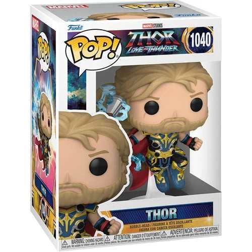 (Damaged Box - Slight Dent) Funko Pop! Thor: Love and Thunder Thor Pop! Vinyl Figure - Action & Toy Figures Heretoserveyou
