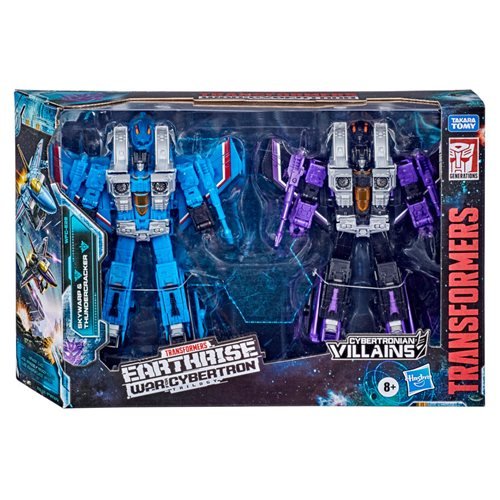 Transformers Generations War for Cybertron Earthrise Voyager Skywarp and Thundercracker - Transformer action figure Heretoserveyou