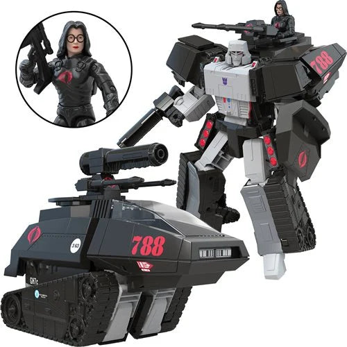 Transformers Collaborative G.I. Joe Mash-Up Megatron H.I.S.S. Tank with Cobra Baroness Figure - Action & Toy Figures Heretoserveyou