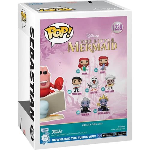 The Little Mermaid Sebastian Pop! Vinyl Figure - EE Exclusive