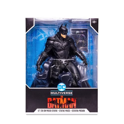 McFarlane Toys DC The Batman Movie Batman 12-Inch Posed Statue - Sculptures & Statues Heretoserveyou