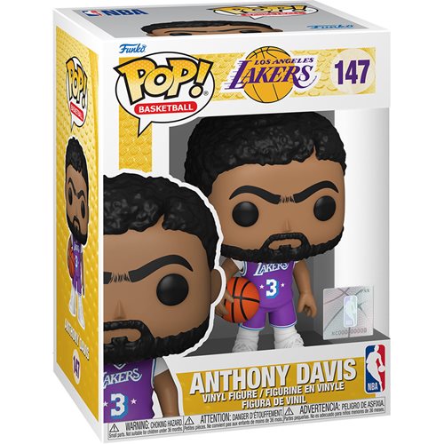 Funko Pop! NBA Lakers Anthony Davis (City Edition 2021) Pop! Vinyl Figure - Bobblehead Figures Heretoserveyou