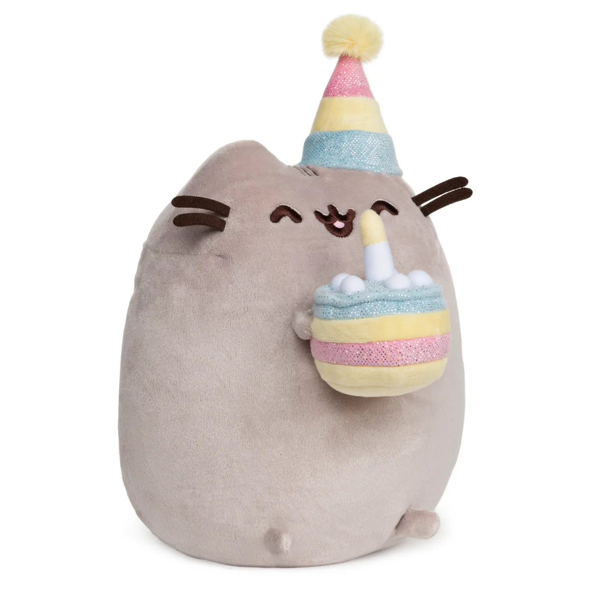 GUND - Pusheen Birthday Cake Plush. 9.5-inches - Plush Toys Heretoserveyou