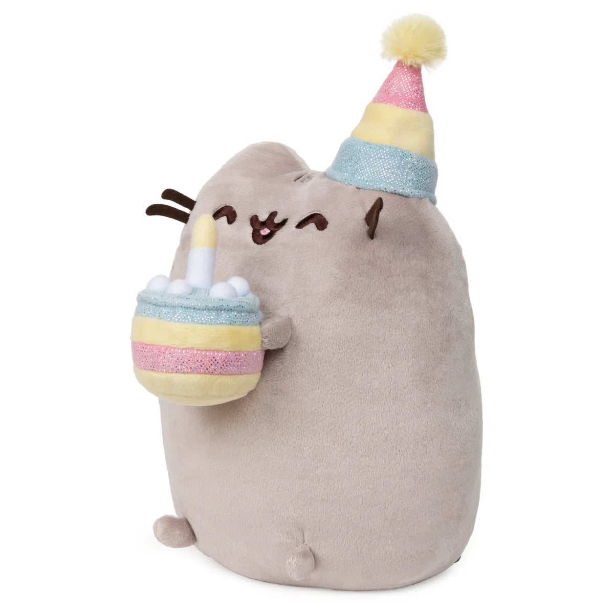 GUND - Pusheen Birthday Cake Plush. 9.5-inches - Plush Toys Heretoserveyou