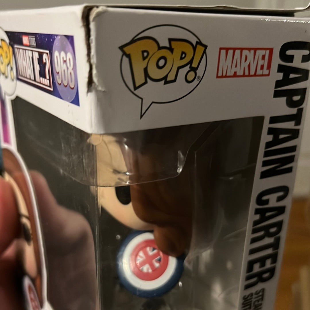 (Damged Box) Funko Pop! Marvel: What If? - Captain Carter, Stealth Suit - Funko pop Heretoserveyou