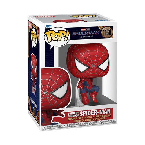 Funko Pop! Spider-Man: No Way Home Friendly Neigborhood Spider-Man Leaping Pop! Vinyl Figure